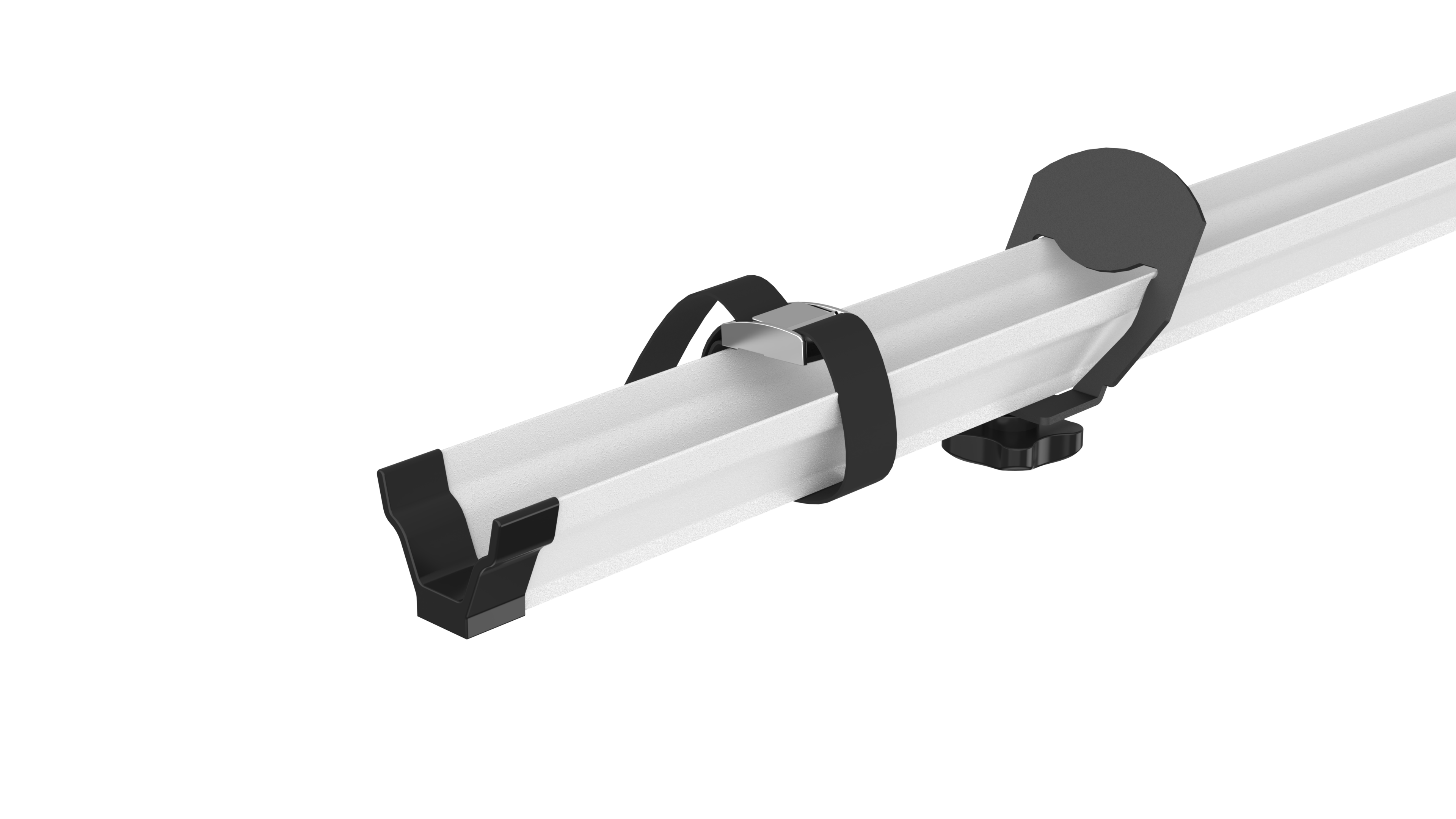 50" Rail for Tires Under 2.25" - White